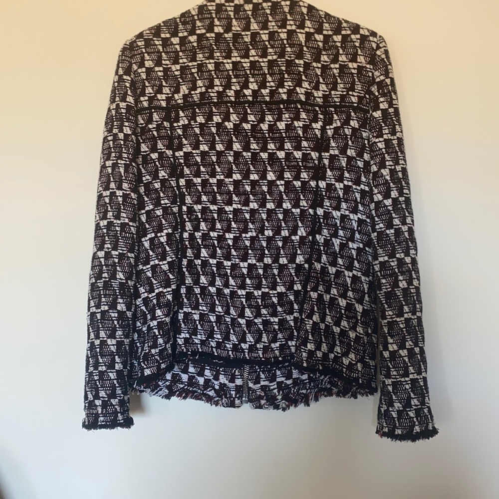 IRO ‘Kamber’ Tweed leather trim Jacket - Picture 5 of 7